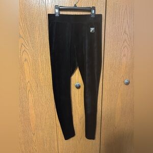 Fila velour leggings